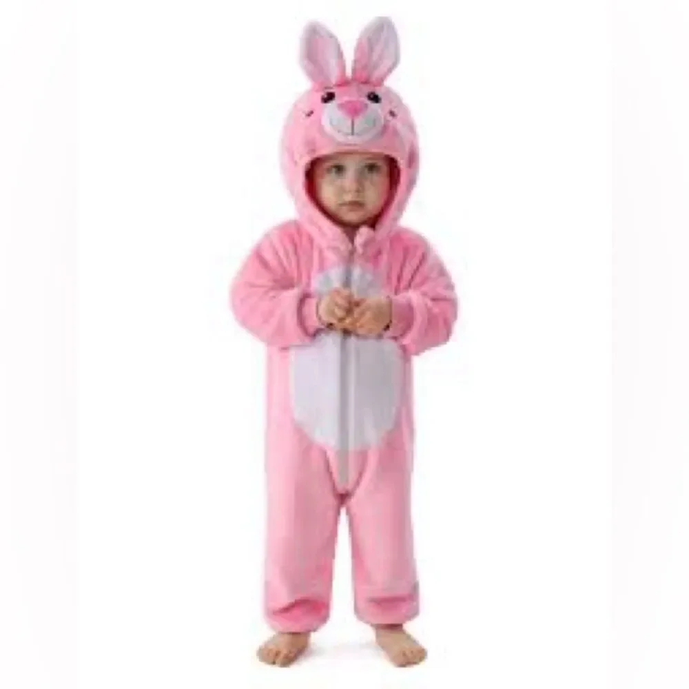 NEW Spooktacular Creations Pink Bunny Costume for Kids